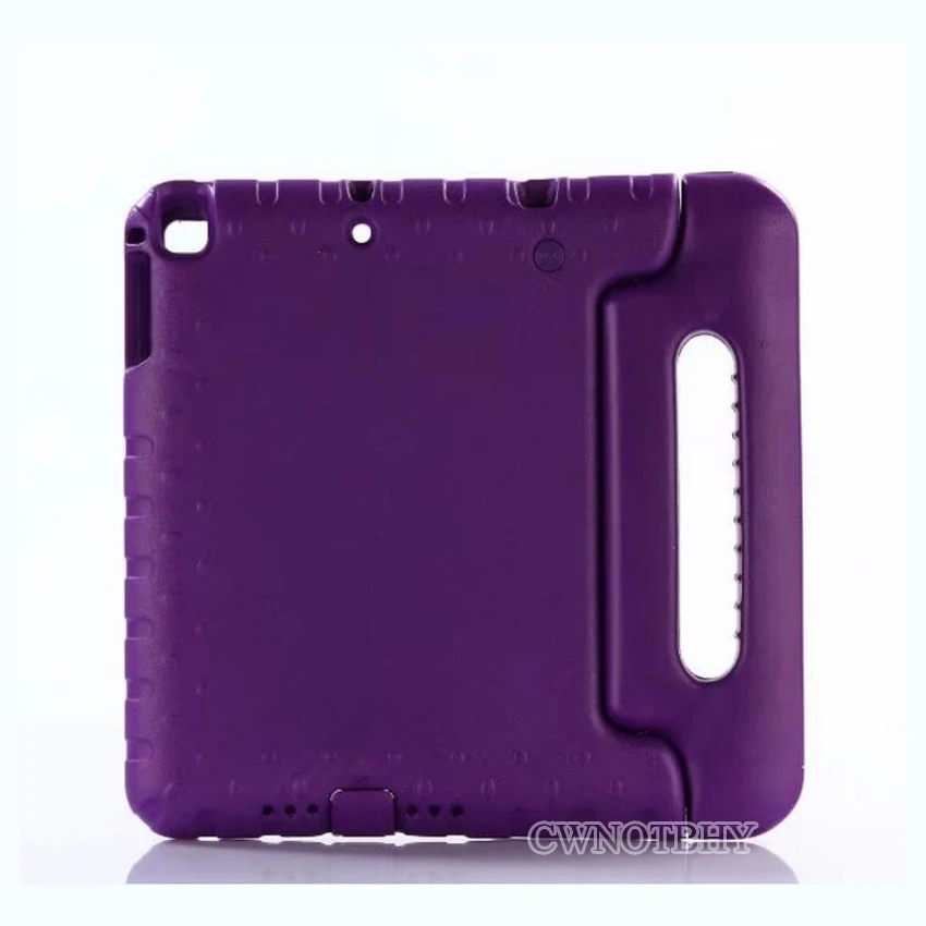 EVA Foam противоударный чехол для iPad 10,2 7th Gen /iPad air 10,5 iPad Pro 10,5 Funda Coque детская ручка подставка защитный чехол - Цвет: Фиолетовый