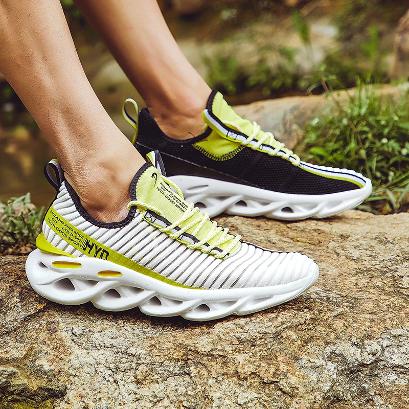 Кроссовки мужские летние дышащие сетчатые легкие повседневные 2020 | Обувь