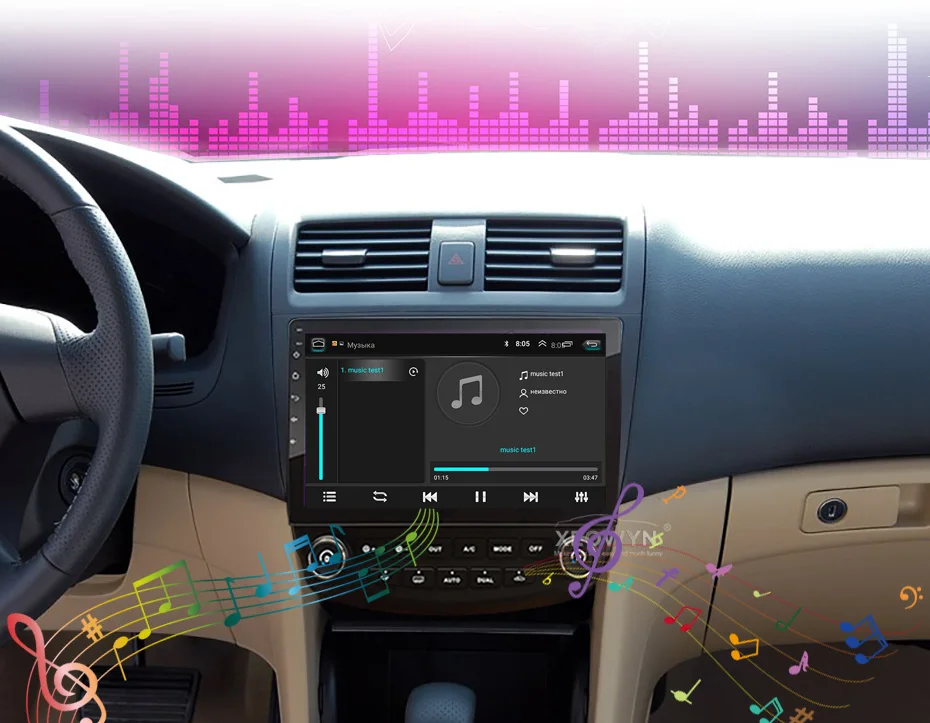 Android 6,0 1024*600 четырехъядерный 10," Автомобильный Радио gps навигация для HONDA Accord 7 2003-2007