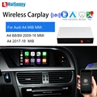 HaiSunny, беспроводная поддержка Carplay, умный Мультимедийный адаптер GPS-навигации, зеркало заднего вида, Android, автомобильное воспроизведение для Audi A4 B8 B9