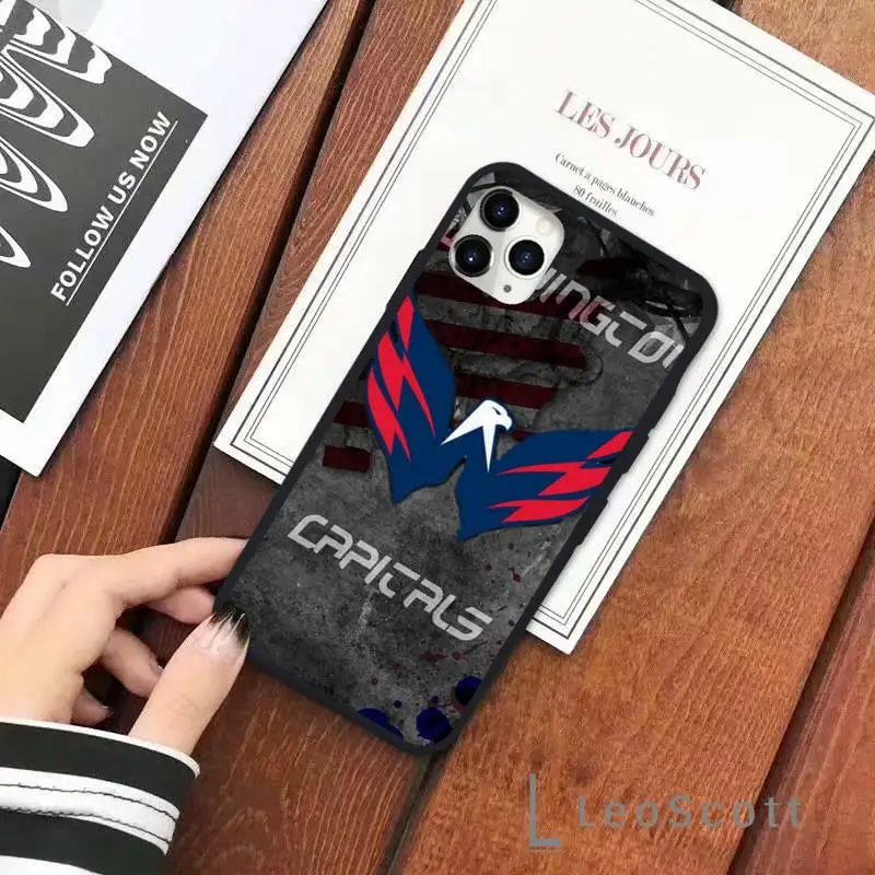 

Washington hockey team badge Phone Case for iPhone 11 12 mini pro XS MAX 8 7 6 6S Plus X 5S SE 2020 XR