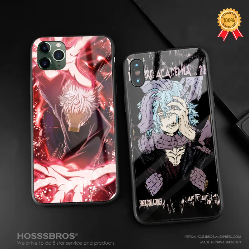 Tomura Shigaraki моя геройская академия мягкий силиконовый стеклянный чехол для