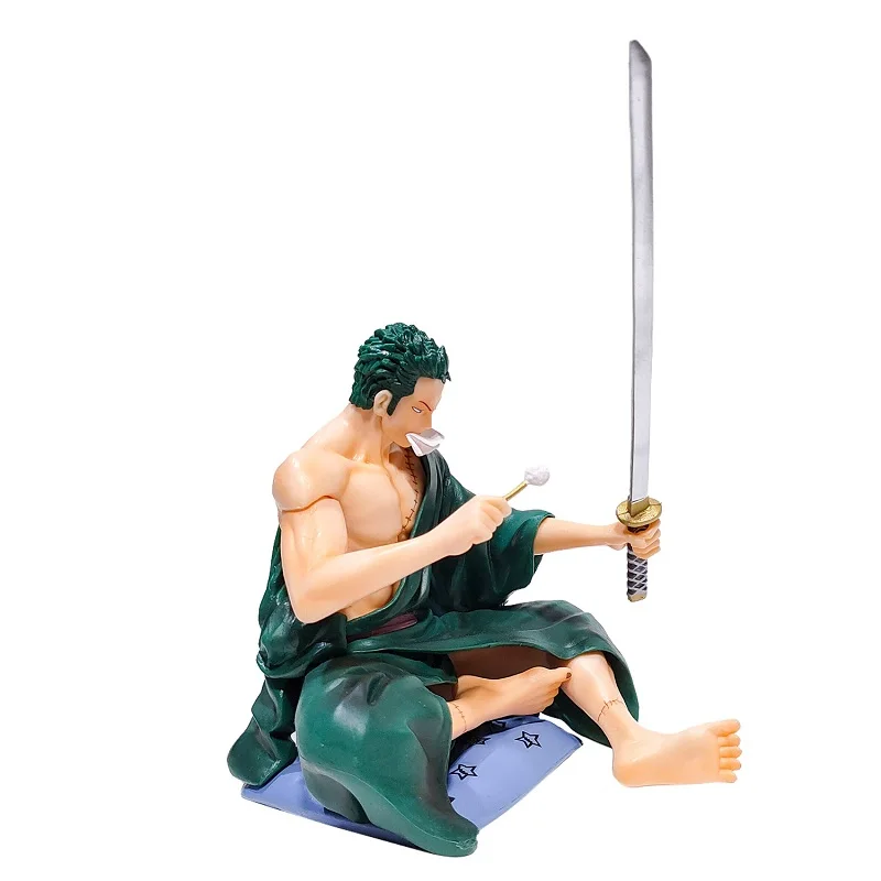 

Anime One Piece Figurine Roronoa Zoro limited edition 13 cm Pvc Action Figure Collection Scenery Decoration Model Doll Toy