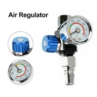 air valve regulator tool tail pressure gauge nozzle for spray mini 14 bsp threads air pressure regulator pressure gauge