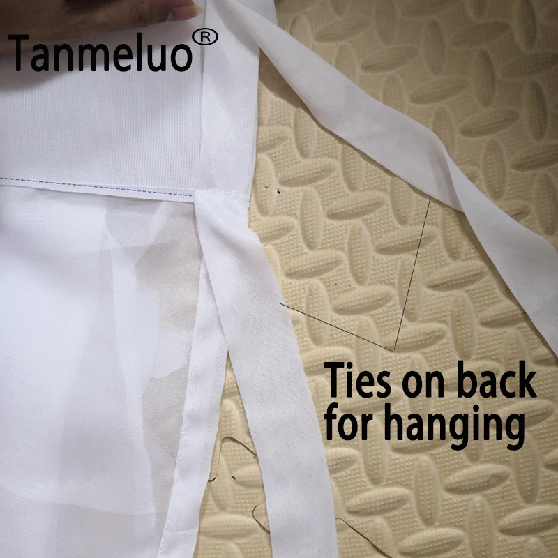 Шифоновая Свадебная декорация для заднего фона длиной 3 м прозрачная занавеска