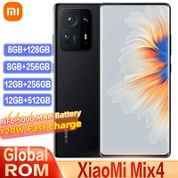 global rom xiaomi mi mix 4 5g nfc smartphone 12gb256gb snapdragon 888 plus octa core 108mp camera 5000mah battery mobile phone