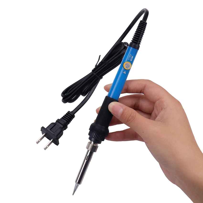 1PC 60W Adjustable Temperature Electric Solder Iron Rework Station Mini Handle Heat Pencil Welding Repair Tools Soldering Iron