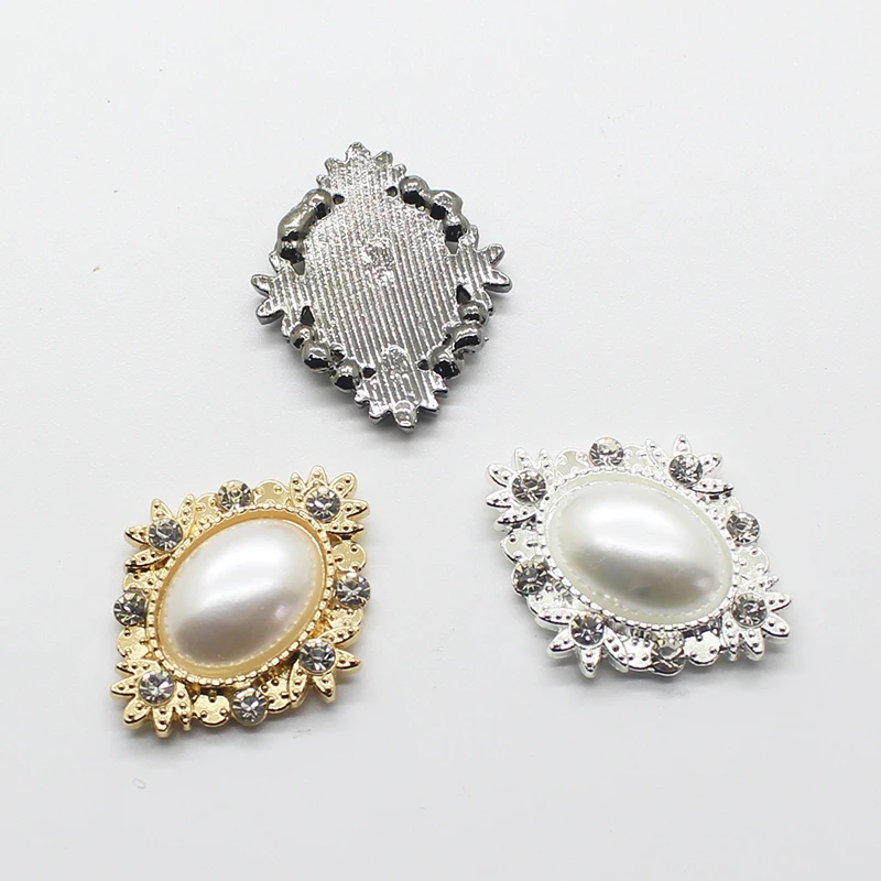 10 шт. 30*26 мм металлические кнопки для одежды швейные пуговицы стразы из цинкового