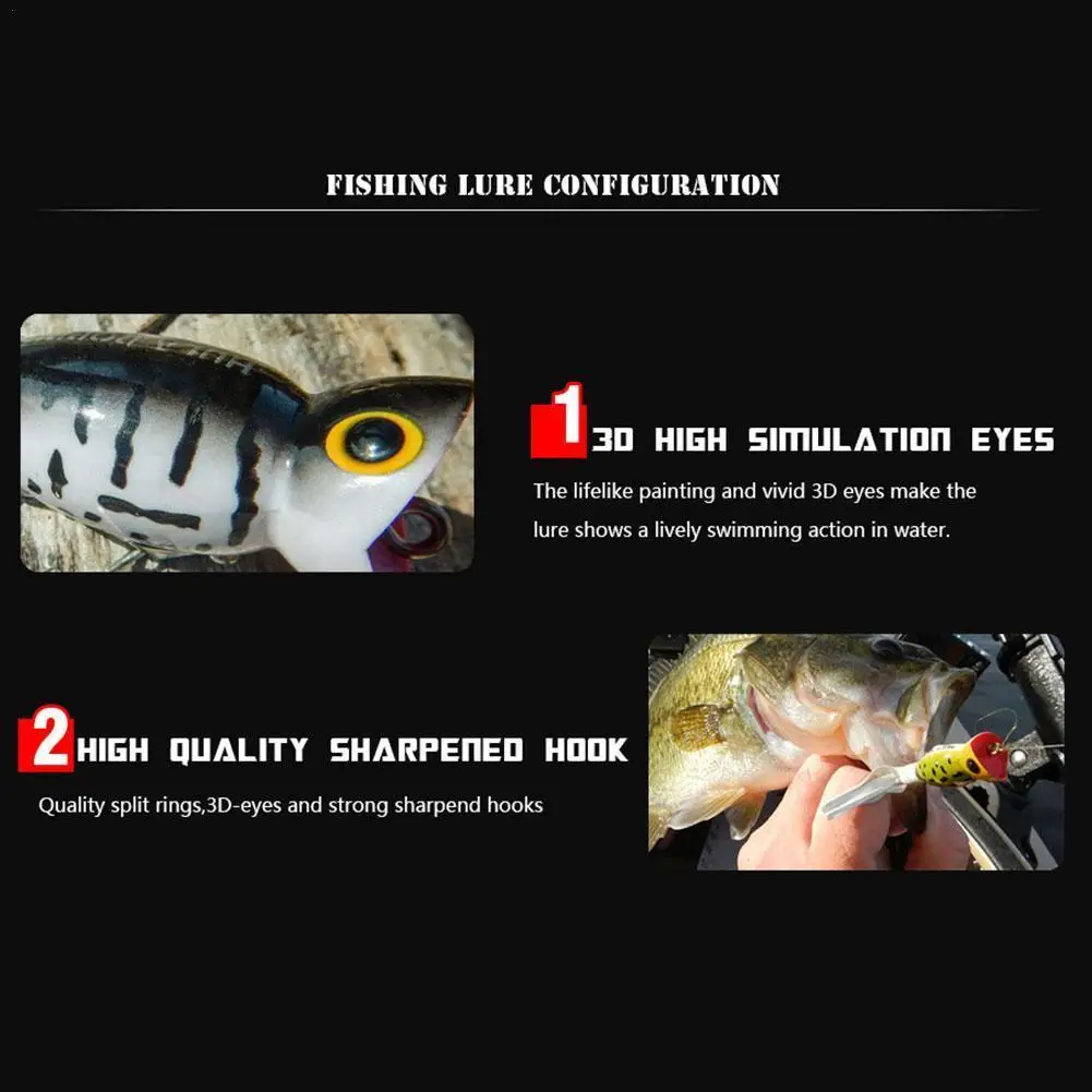 

1pcs Outdoor Popper Fishing Lure 5.5cm 11g Pike Wobbler Jig Artificial Hard Bait Carp Trout Sea Tackle Artificial Fishing Bait