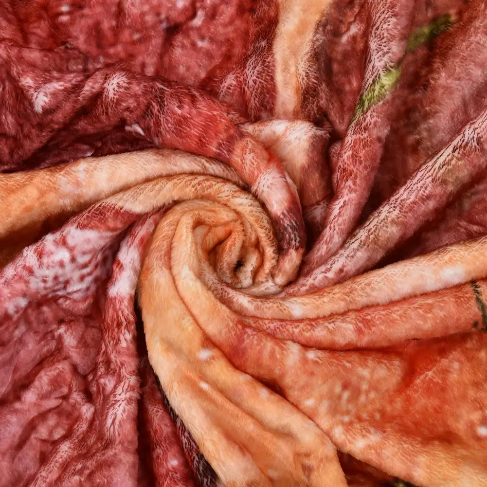 Одеяло для пиццы осенне-зимнее фланелевое одеяло креативное круглое мягкое