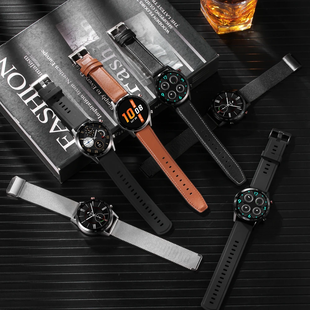 

DT95 Smart Watch 2021 New Bluetooth Call IP68 Waterproof Heat Rate Monitor 360*360 HD IPS Screen Fitness Tracker For IOS Android