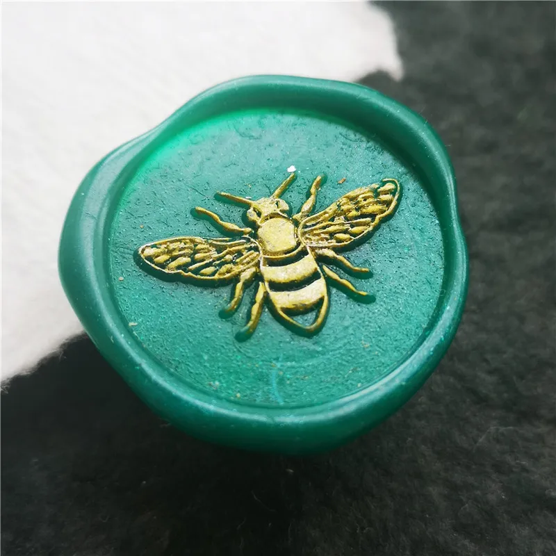 Корона пчелиный воск пчелиного меда штамп изысканный Краски деревянной ручкой DIY