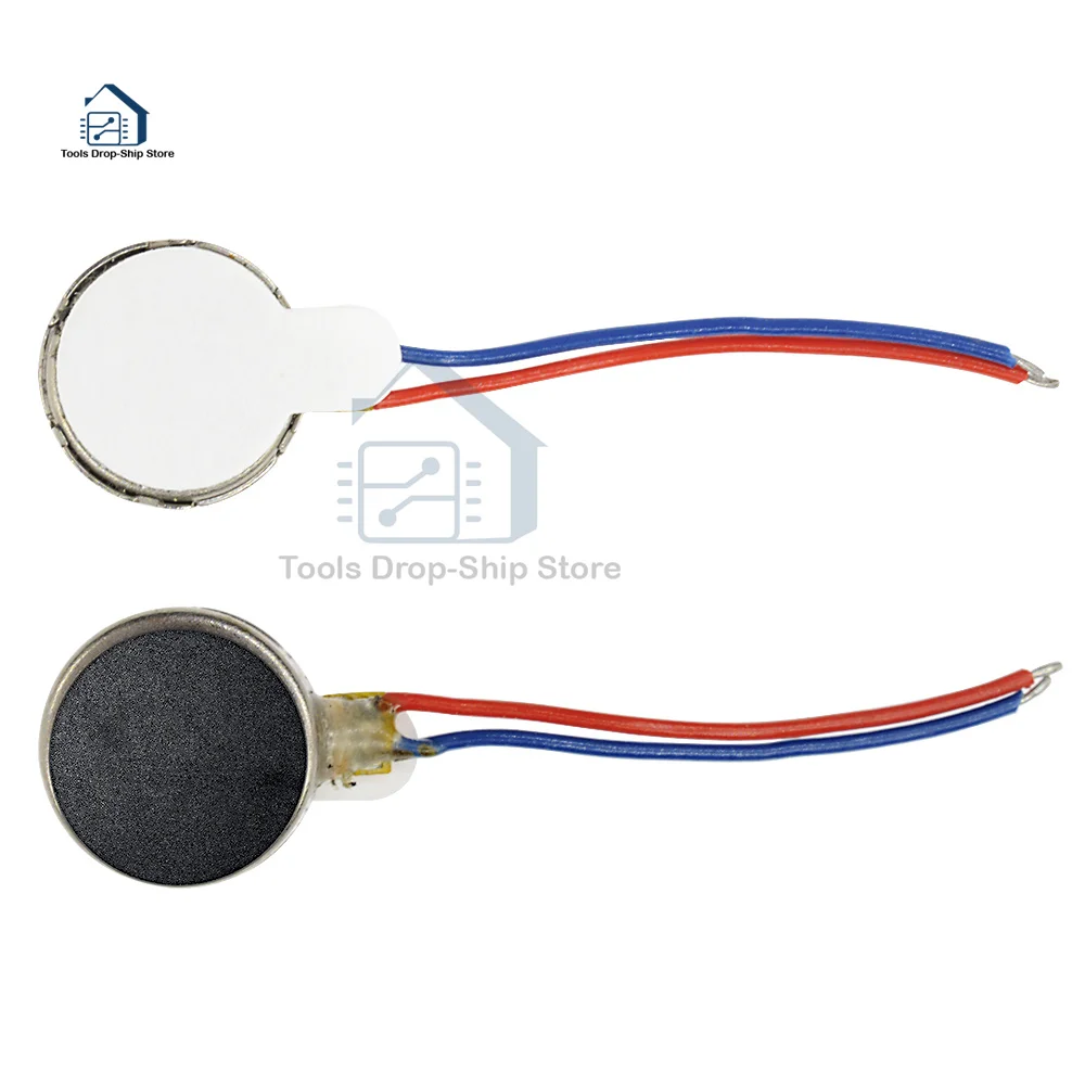 Плоский вибромотор с микро-двигателем постоянный ток 3 в 8 мм пейджер и телефон