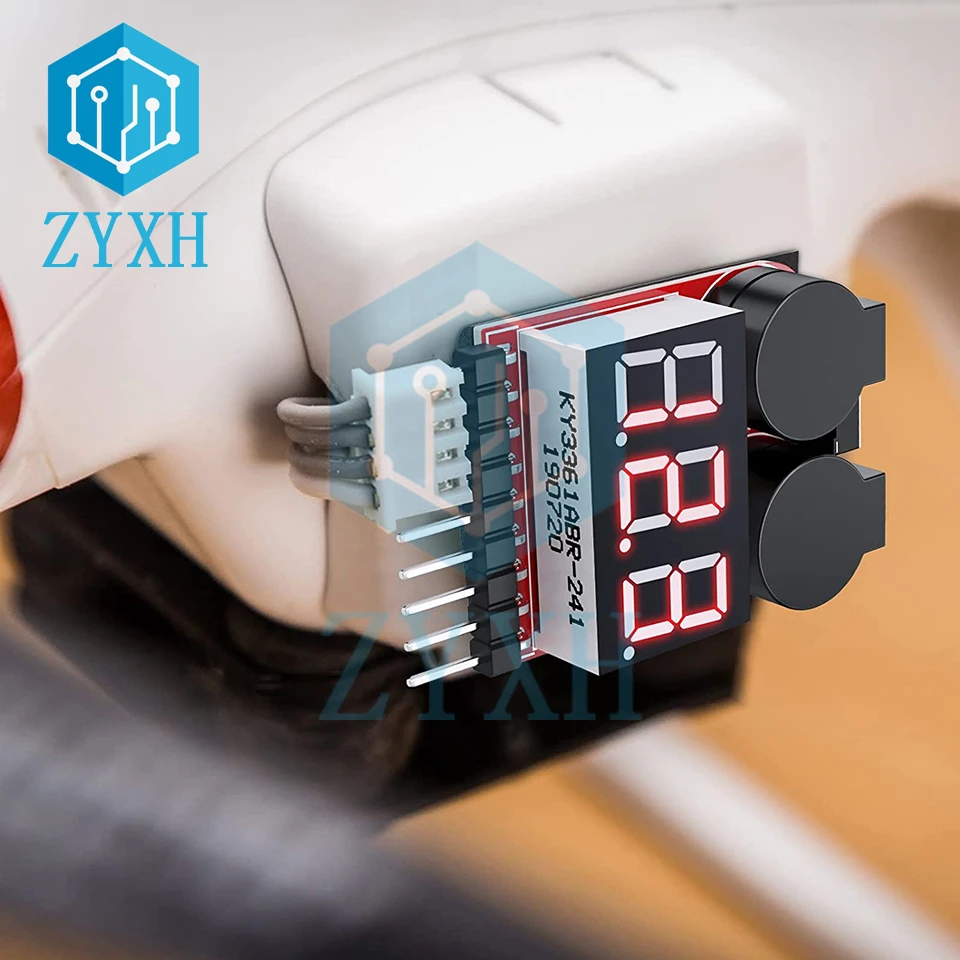Тестер Напряжения аккумулятора Lipo RC 1-8S устройство для проверки низкого