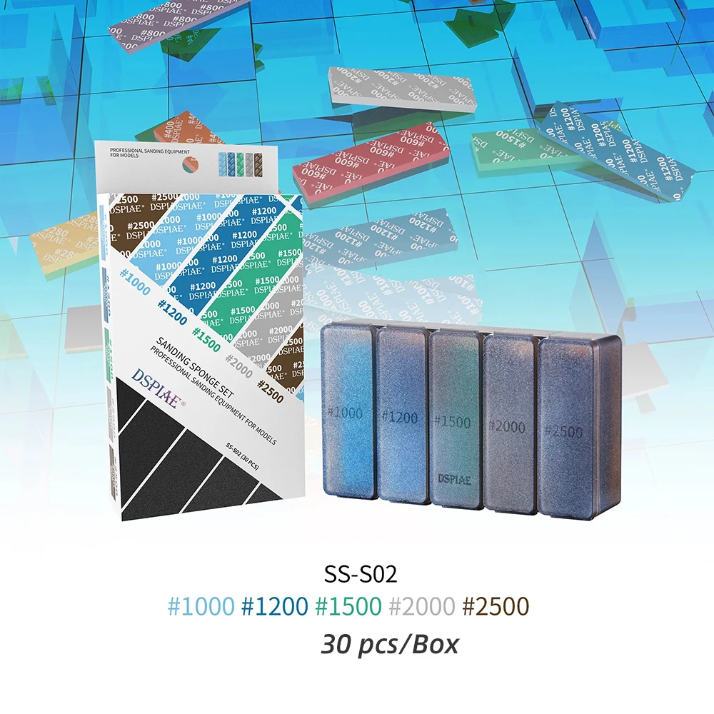Набор шлифовальных губки модели DSPIAE профессиональные полировальные инструменты