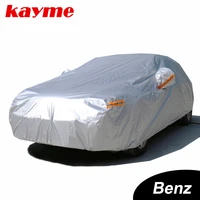 kayme waterproof full car covers sun dust rain protection car cover auto suv protective for mercedes benz w203 w211 w204 cla 210