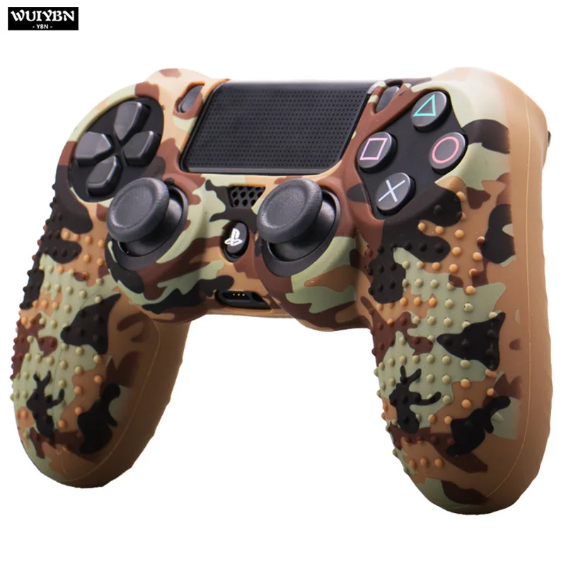 color 1 WUIYBN PS4 Цветной силиконовый защитный чехол геймпад Противоскользящий рукав для SONY playstation Dualshock 4 DS4 Pro тонкий контроллер - Цвет: color 1