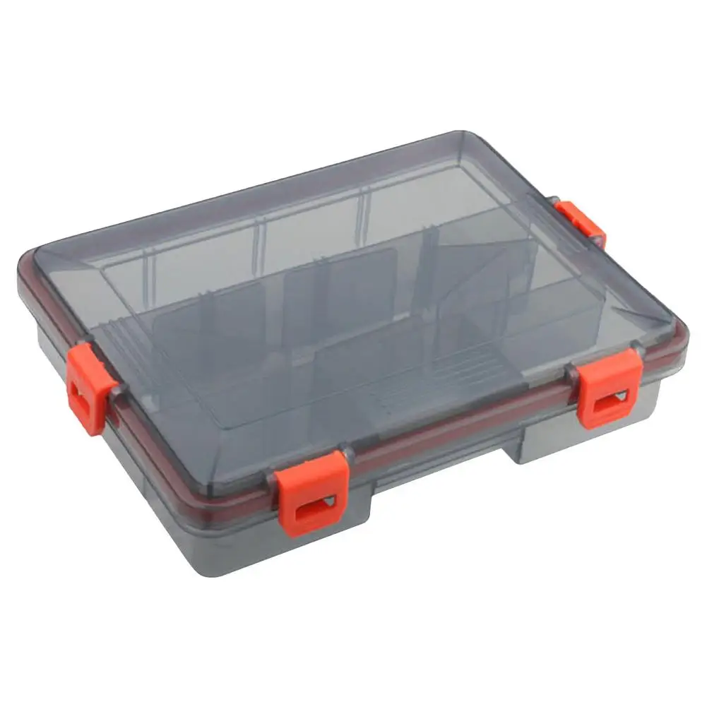 

Mini Fishing Tackle Box Fish Lures Hooks Baits Plastic Storage Holder Square Case Fly Fishing Box Fishing Accessories