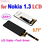 ЖК-дисплей 5,71 дюймов AAA + для Nokia 1,3 TA-1216 TA-1205 TA-1207, ЖК-дисплей с сенсорным экраном и дигитайзером в сборе для Nokia 1,3, сменный ЖК-дисплей