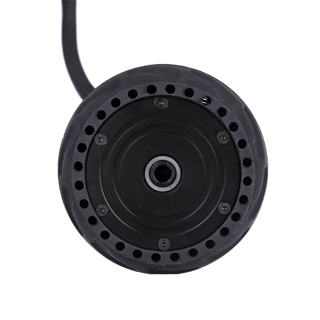 

High-End 105L 500W Rubber Dual Wheel Hub-In Motor For Electric Scooter Skateboard - Black