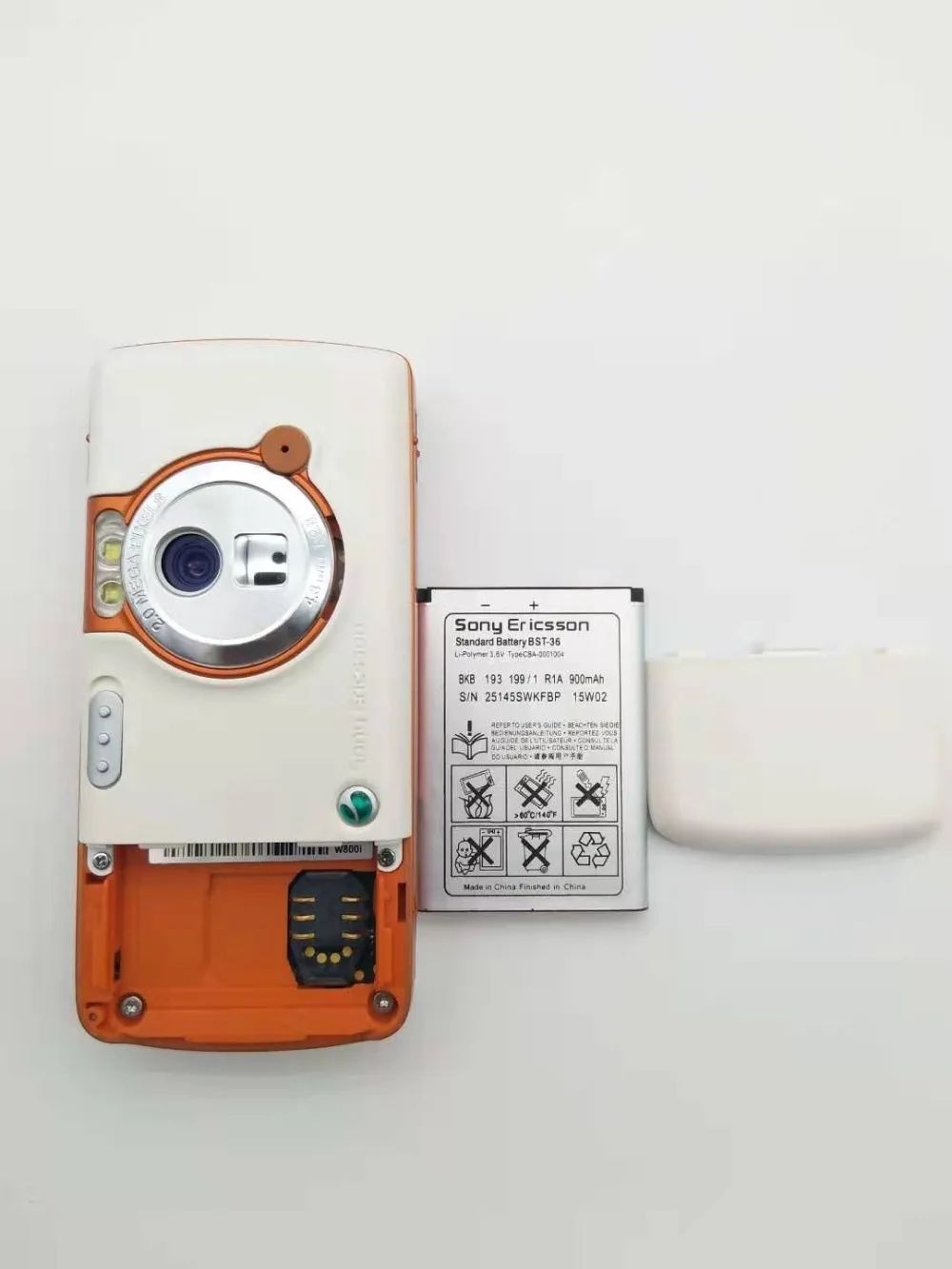W800 Unlokced sony Ericsson W800i w800мобильный телефон 2G Bluetooth 2.0MP камера FM разблокированный сотовый телефон