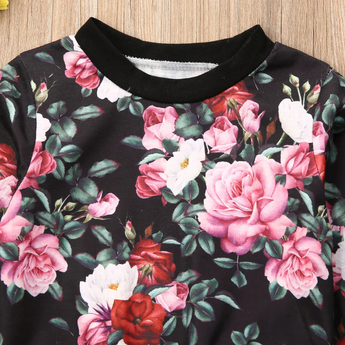 Комплекты одежды для новорожденных девочек 0-24 месяцев пуловер с длинными