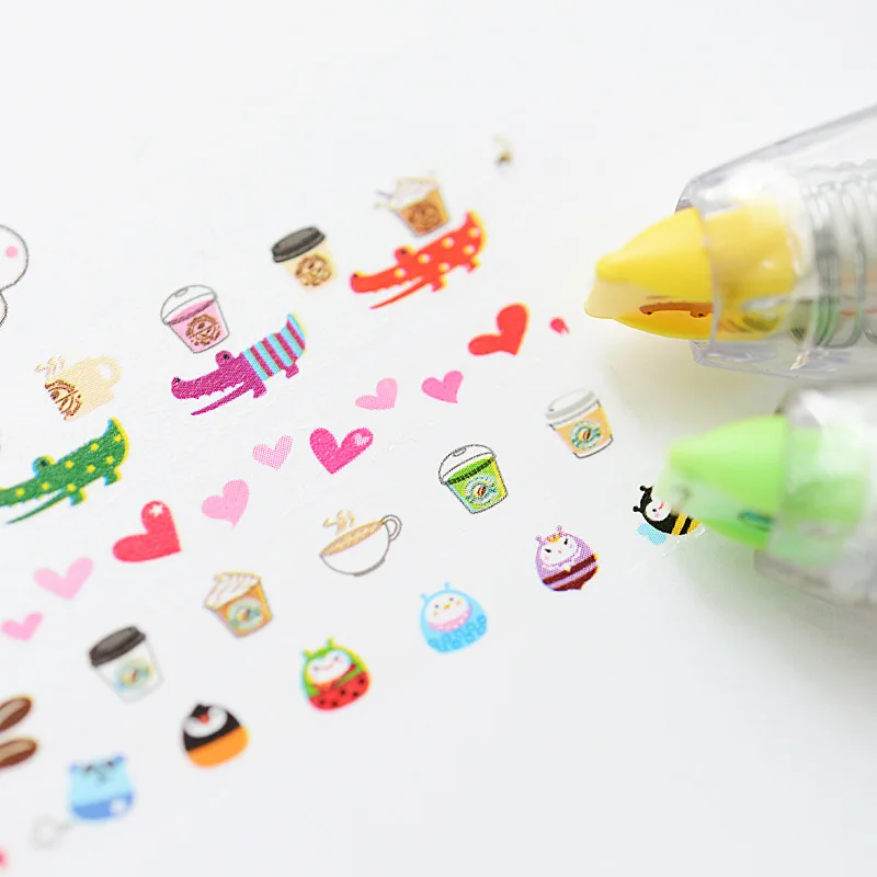 4 шт. декоративные ленты для коррекции стоимости A6578|decorative tape|love tapestationery tape |
