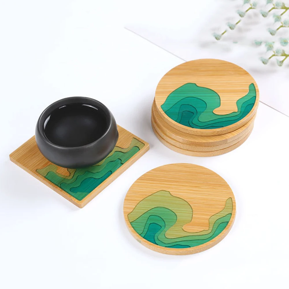 DIY эпоксидная смола ab клей подставка деревянный поддон Хрустальная упаковка