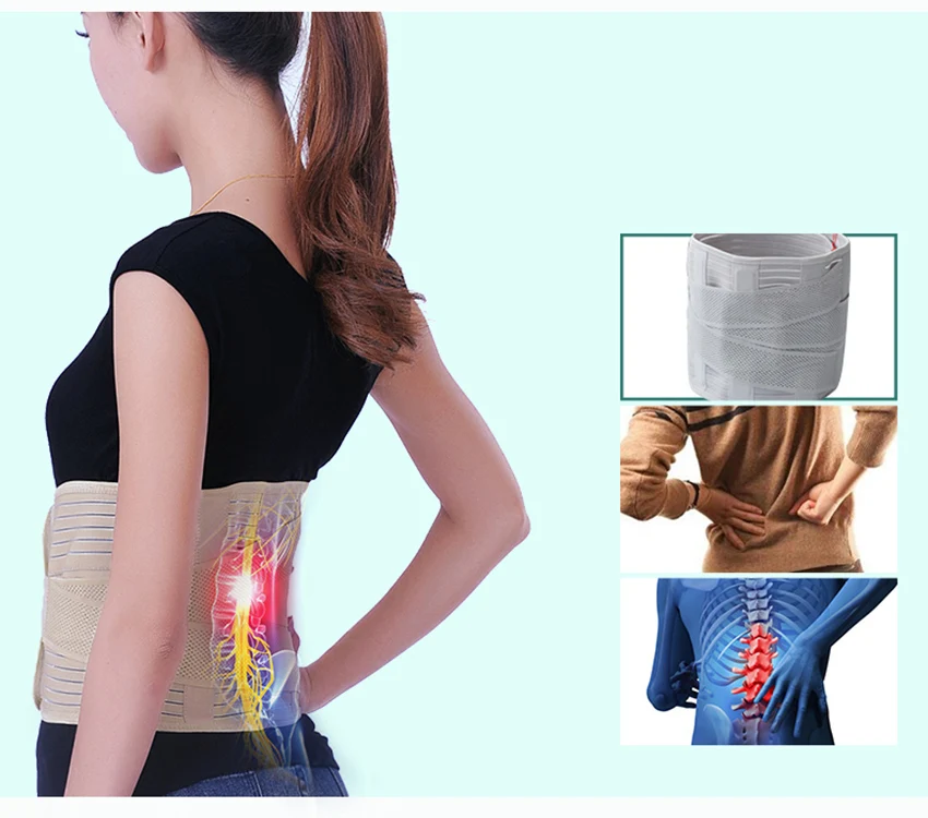 Уход за здоровьем HANRIVER теплый пояс для защиты талии эластичный дышащий поддержки