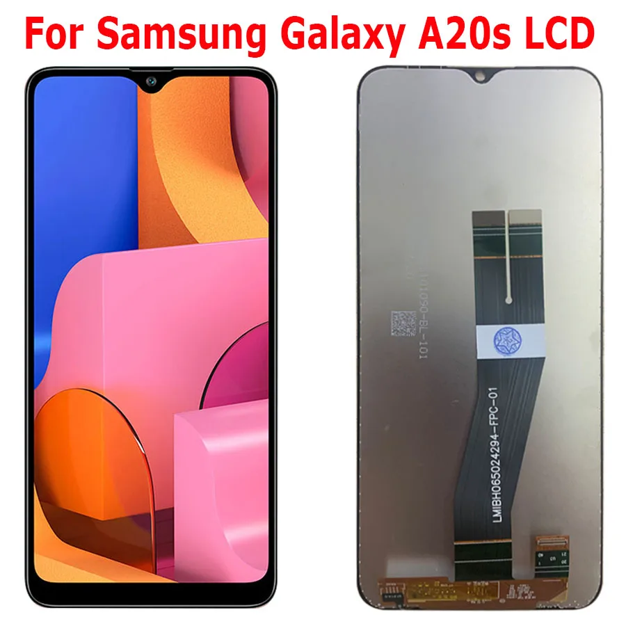 

Оригинальный ЖК-дисплей для SAMSUNG Galaxy A20s A207 A2070 SM-A207F ЖК-дисплей экран дигитайзер в сборе запасные части для A20S