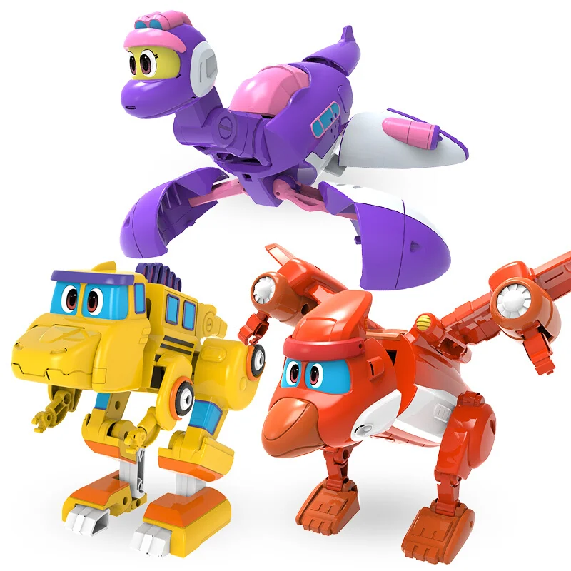 Новый сезон ABS Мини деформация Gogo Dino исследователи REX трансформер автомобиль