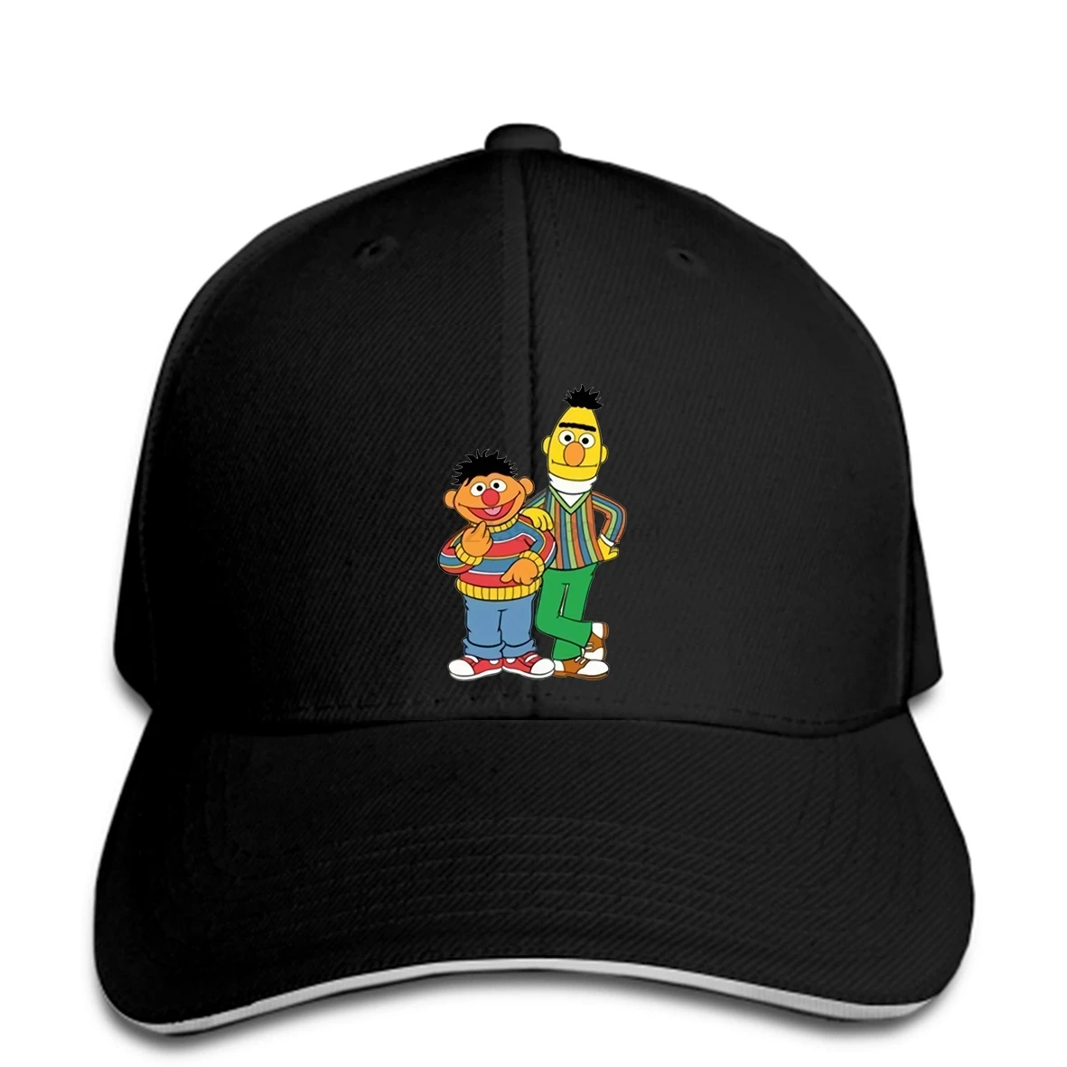 

Baseball Cap Bert Earnie Sesame Street Cartoon Cute Fun Kids Retro PBS G200 Ul Cartoon men Unisex Snapback hat peaked