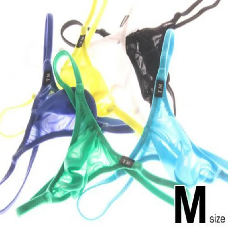 Новинка мужские тонкие нейлоновые стринги Tm сексуальные гей-мода Т-брюки |