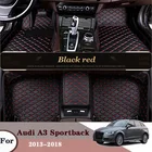 Автомобильные коврики для Audi A3 Sportback 2018 2017 2016 2015 2014 2013, автомобильные напольные коврики, Стайлинг, водонепроницаемые, защищающие интерьер