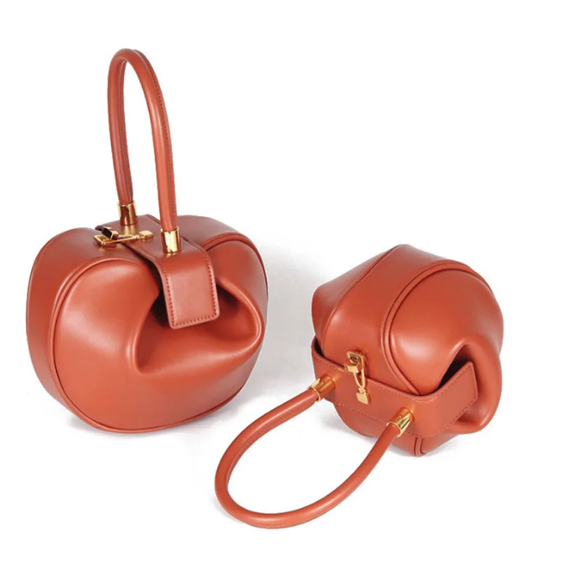 Сумка хобо женская из натуральной гладкой кожи модный саквояж кросс боди в стиле