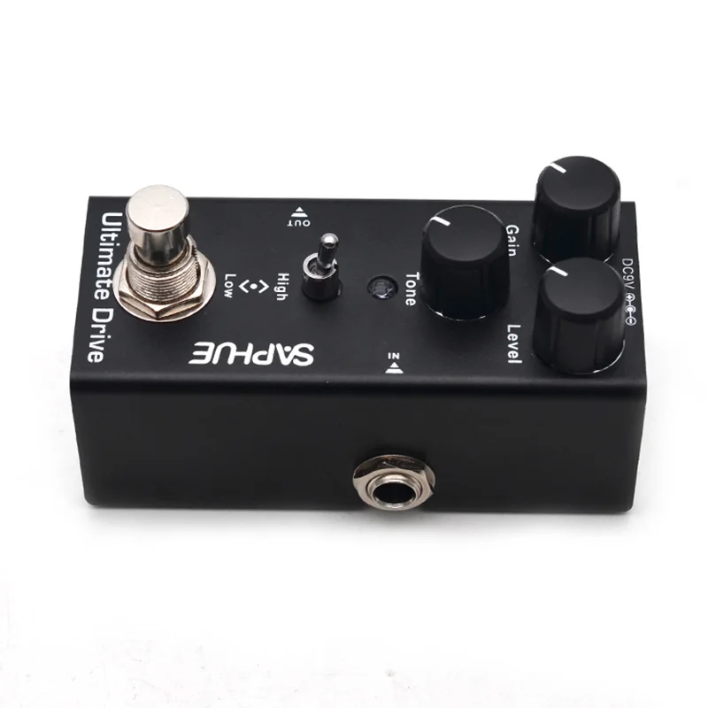 saphue elektrische gitarre verzerrung pedal gainebeneton knob highlow frequency wirkung pedal mini einzigen typ dc 9v true bypass free global shipp