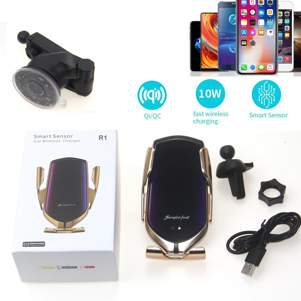 Gold Silver Wireless Charger 10W Quick Charge for Iphone 11 