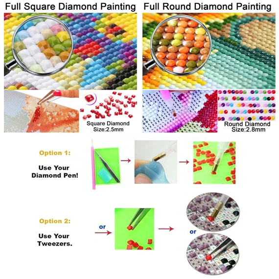 3D Diamond painting Wall Clock De Pared Duvar Saati Vintage Digital Clocks Living Room Decoration Supplies | Дом и сад
