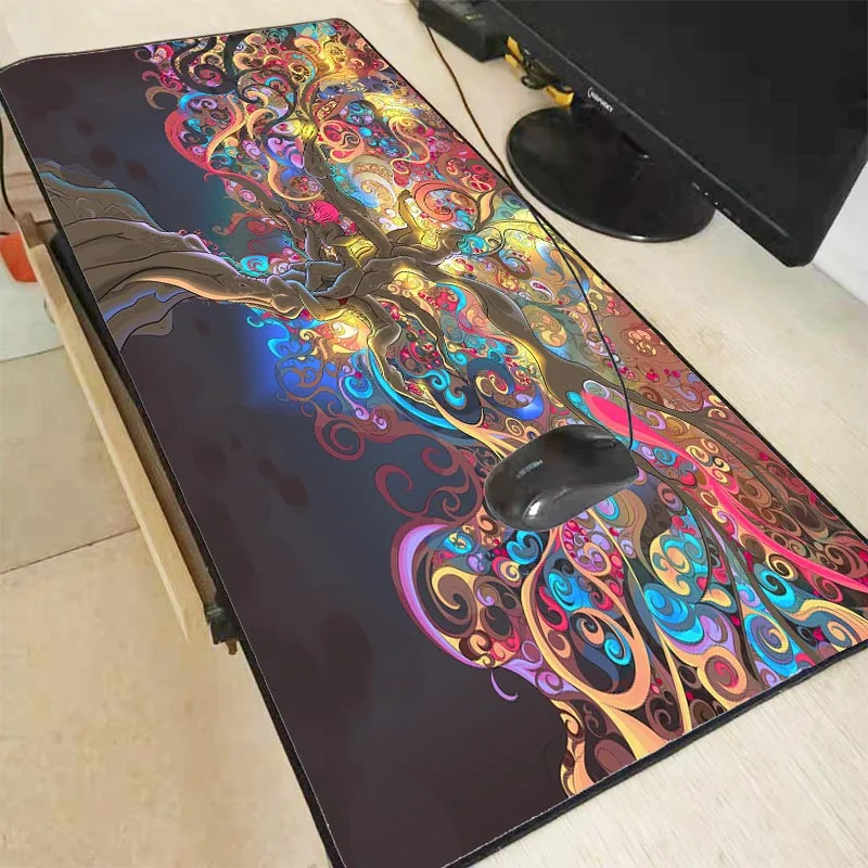 XGZ фантазия дерево художественный игровой коврик для Мыши Компьютерный геймер