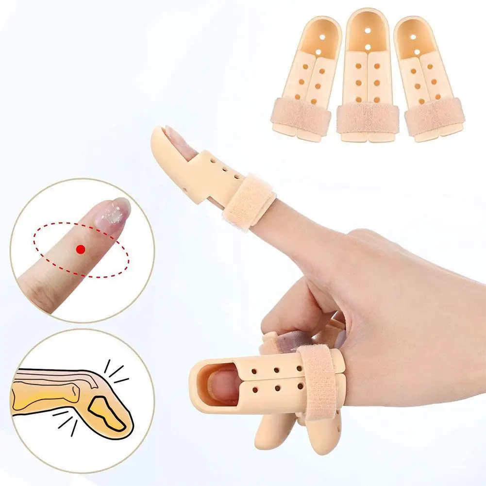 

Plastic Hand Finger Splints Support Brace Mallet Splint Finger Protection Pain 1pc Fixed Fracture Splint Joint For Broken F N7W3