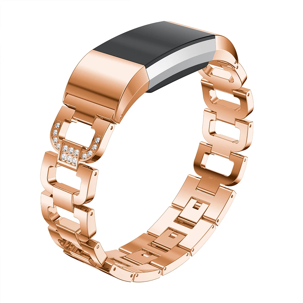 2020 металлический ремешок для браслета Fitbit Charge 2 Смарт часы браслет из нержавеющей