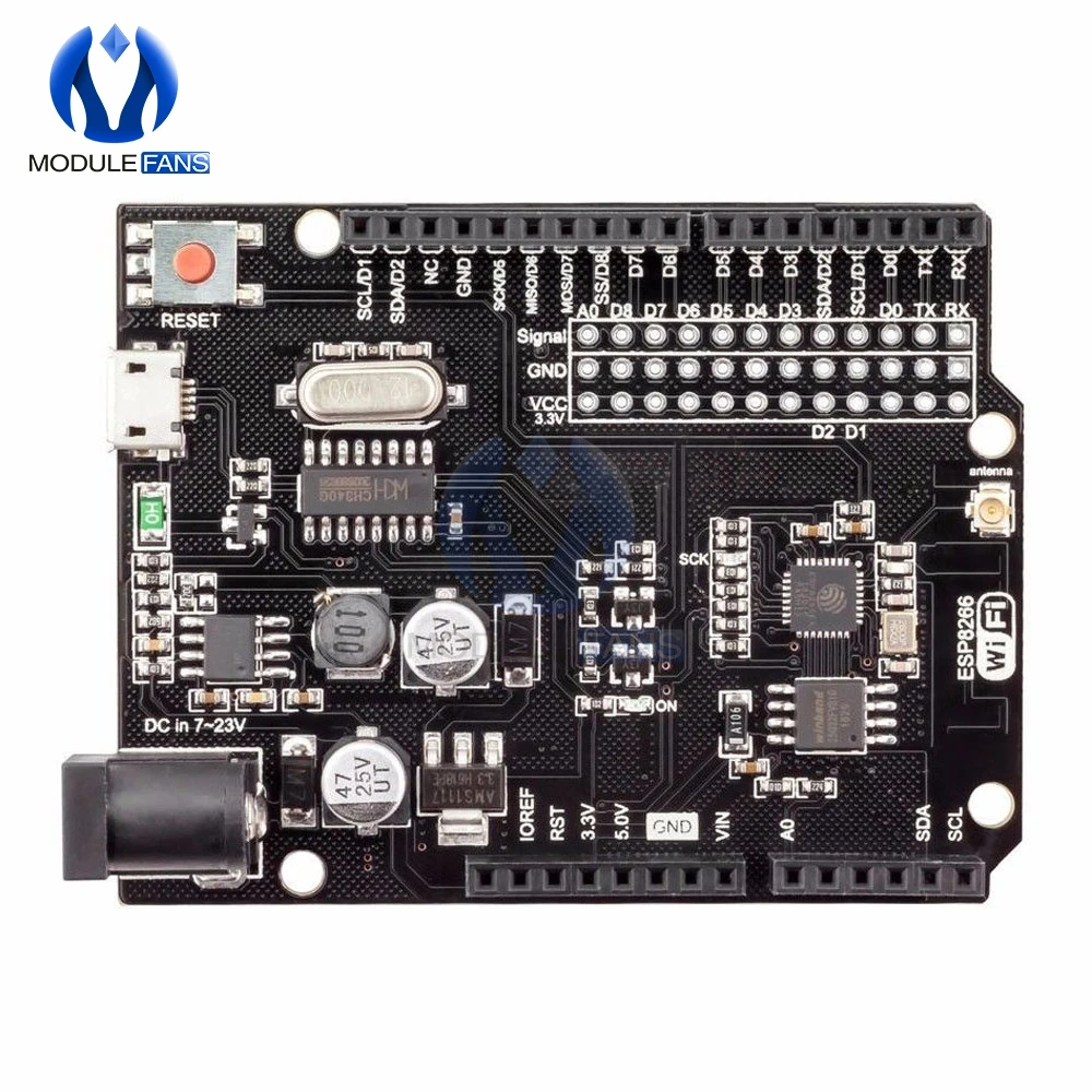 Плата расширения WeMos D1 R2 CH340 CH340G плата на основе Wi Fi ESP8266 для Arduino UNO R3 NodeMcu Micro