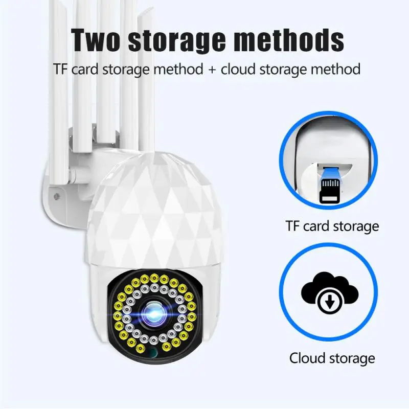 new 1080p 39led wireless ip camera outdoor cctv surveillance security monitor app remote night wifi ptz ip cameras free global shipping