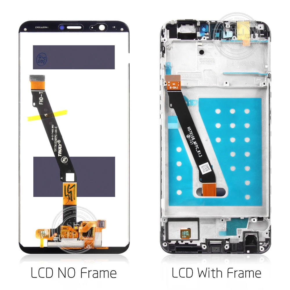 Сенсорный ЖК-дисплей для HUAWEI P Smart сменный сенсорный экран с рамкой Huawei Enjoy 7S FIG LX1 L21