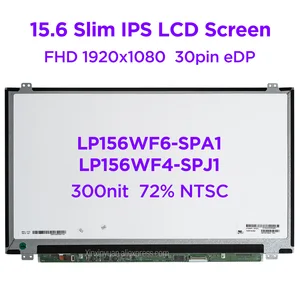 15 6 ips laptop lcd screen lp156wf6 spa1 fit lp156wf4 spj1 spu1 b156han03 0 nv156fhm n34 72ntsc glossy display 1920x1080 30pin free global shipping