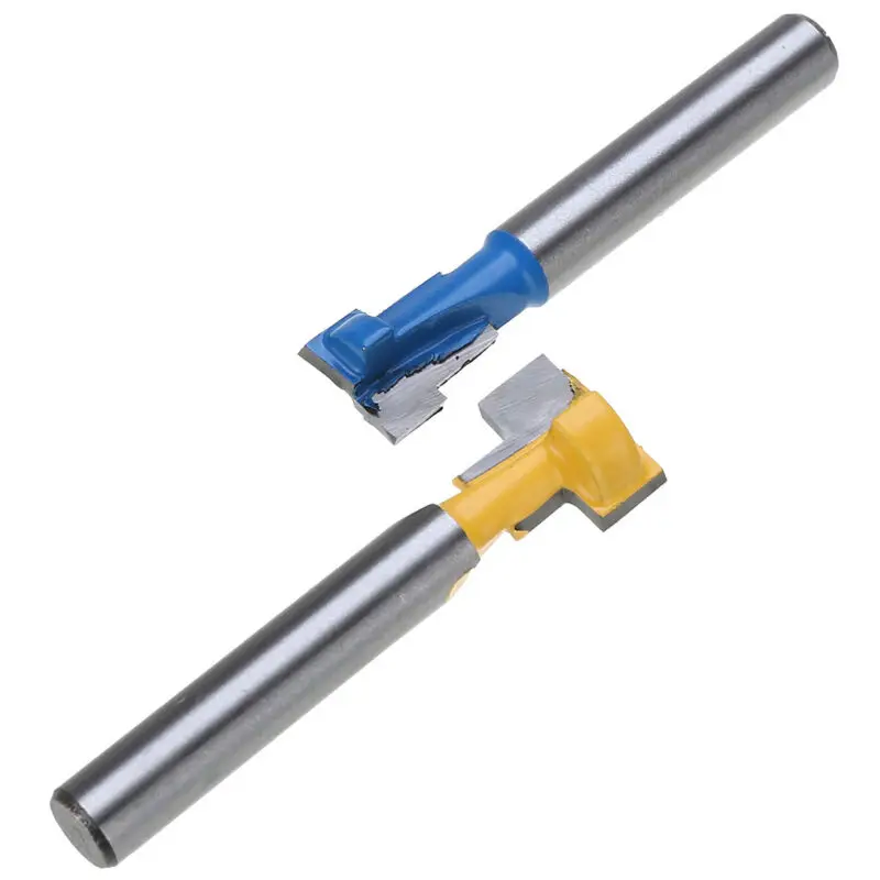 

1/4\" Cutter Tool Shank Woodworking Cutter Tool Router Bit 2PCS Durable