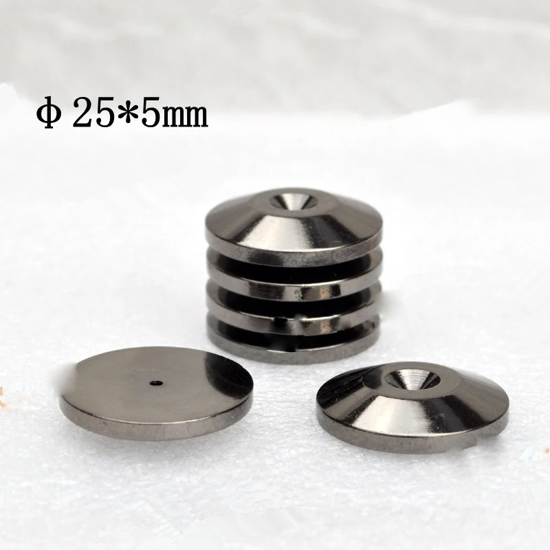 

4pcs 25mm Isolation Floor Spikes pads Speaker Box Floor Stand Pad Cone Base Pad