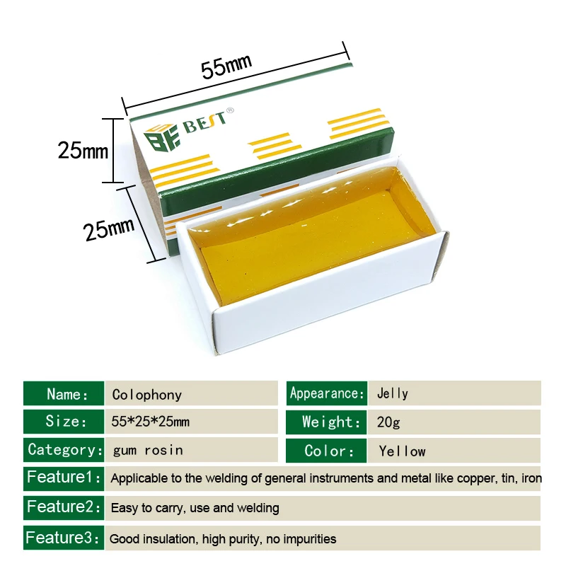 

20G Soft Solder Welding Repair Fluxe Dropshipping 1pc Rosin Soldering Flux Paste Soldering Tin Paste Carton Rosin Soldering Iron