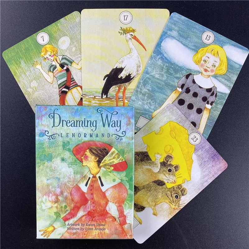 Мечтательный путь Lenormand колода с изображением оракла настольная карточная игра