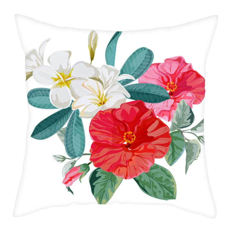 

Fuwatacchi Dandelion Printed Cushion Covers Romance Pillows Cover Polyester Pillowcase for Home Sofa Decorative Pillows 45*45